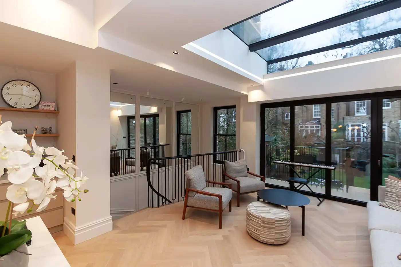 Kitchen detail showing high quality finishes and precise joinery London interior